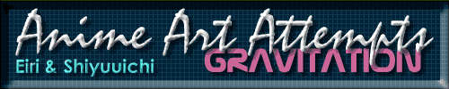 Anime Art Attempts - Gravitation - Eiri and Shiyuuichi